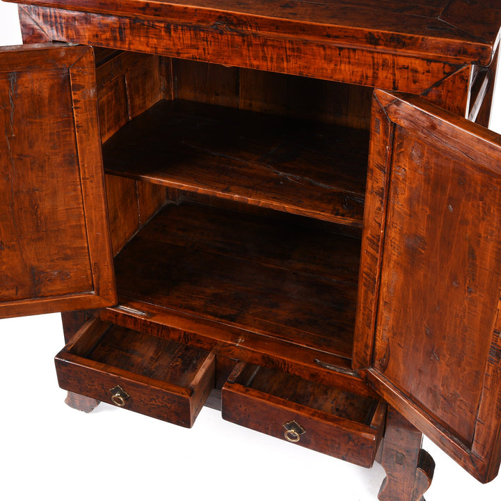 Walnut Cabinet From Gansu - 19thC - 83 x 45 x 112 (wxdxh cms) - C1435