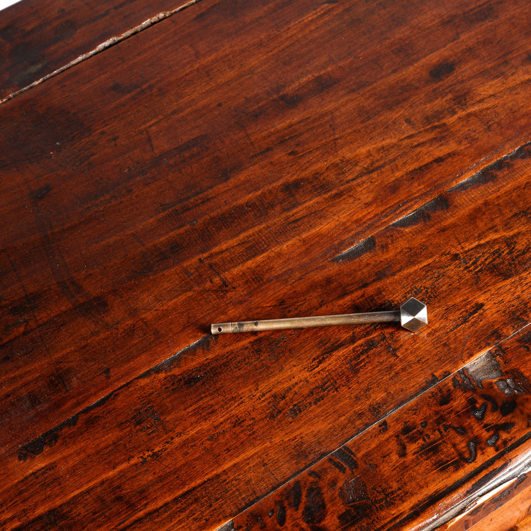 Antique Walnut Chinese Cabinet From Gansu Province - 19thC | Indigo Antiques