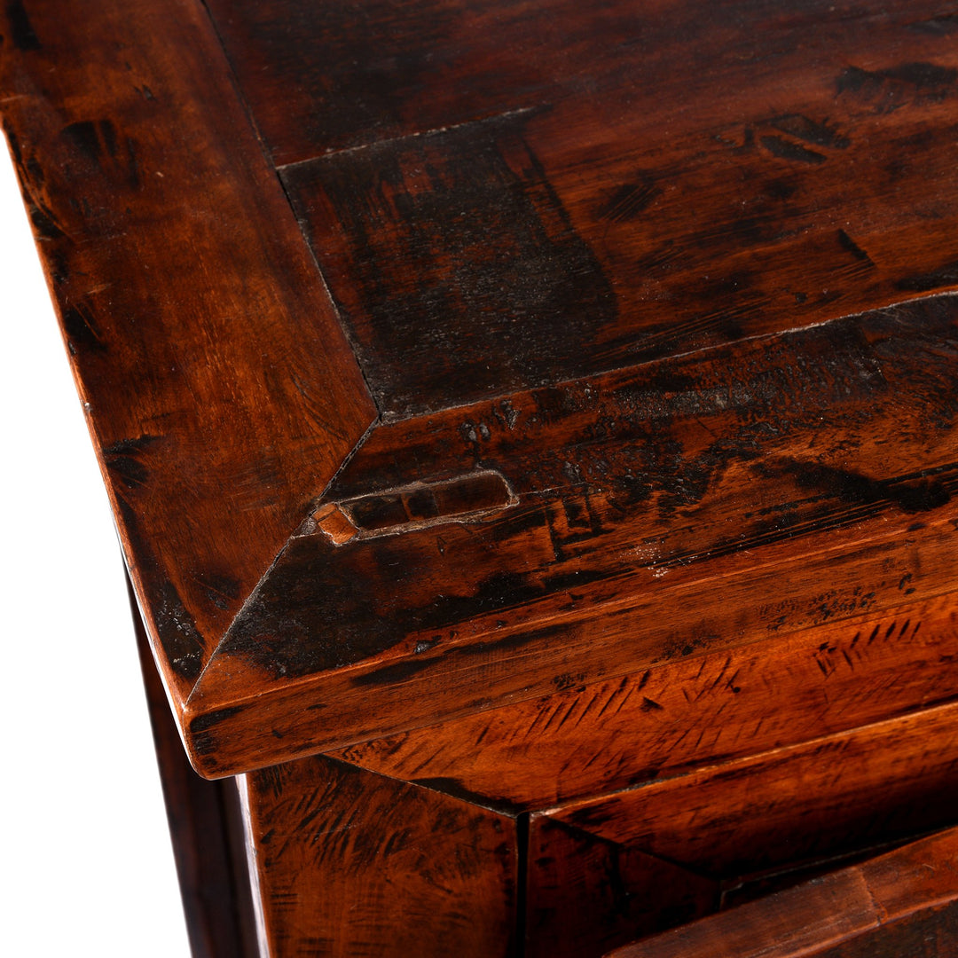 Antique Walnut Chinese Cabinet From Gansu Province - 19thC | Indigo Antiques