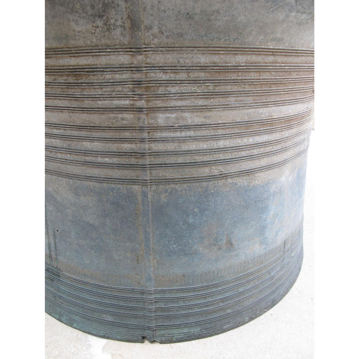 A Sino-Shan Bronze Frog Drum From Laos 75 - 100 Yrs Old | Indigo Oriental Antiques