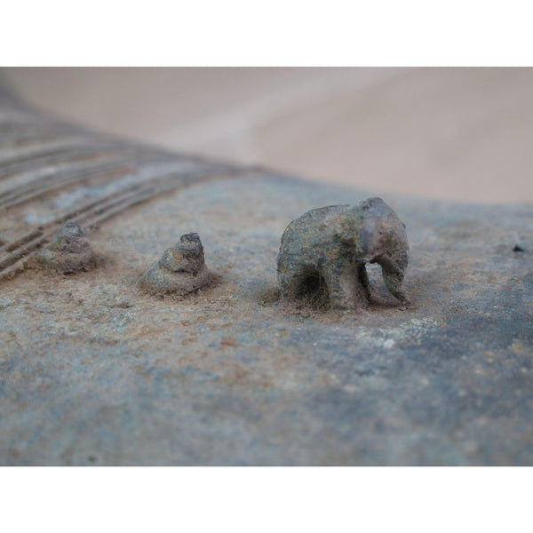 A Sino-Shan Bronze Frog Drum From Laos 75 - 100 Yrs Old