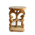 African carved wood stool - Ca. 100 yrs old