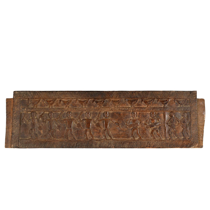 Carved Santal Tribal Panel - 19thC | Indigo Oriental Antiques