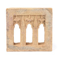 3 Way Stone Lamp Niche From Jaisalmer- 19thC