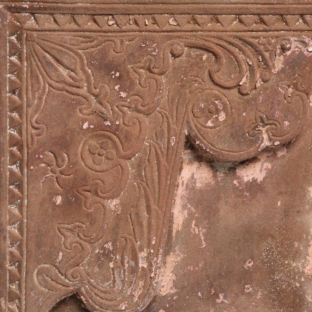 Detail of Carved Stone Doorway Lintel with Ganesh Carving - 19thC | Indigo Antiques