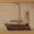 Framed Chinese Watercolour  - Late 19thC