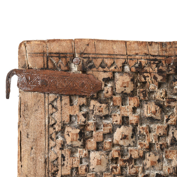 Indian Carved Panel From Kutch - 19thC