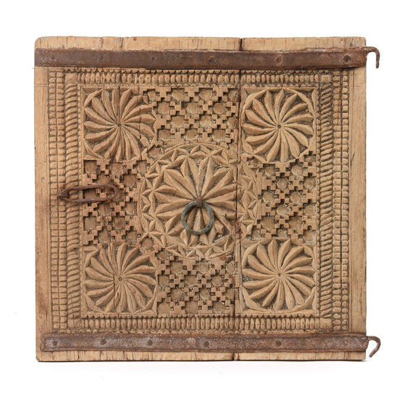 Indian Carved Panel From Kutch - 19thC