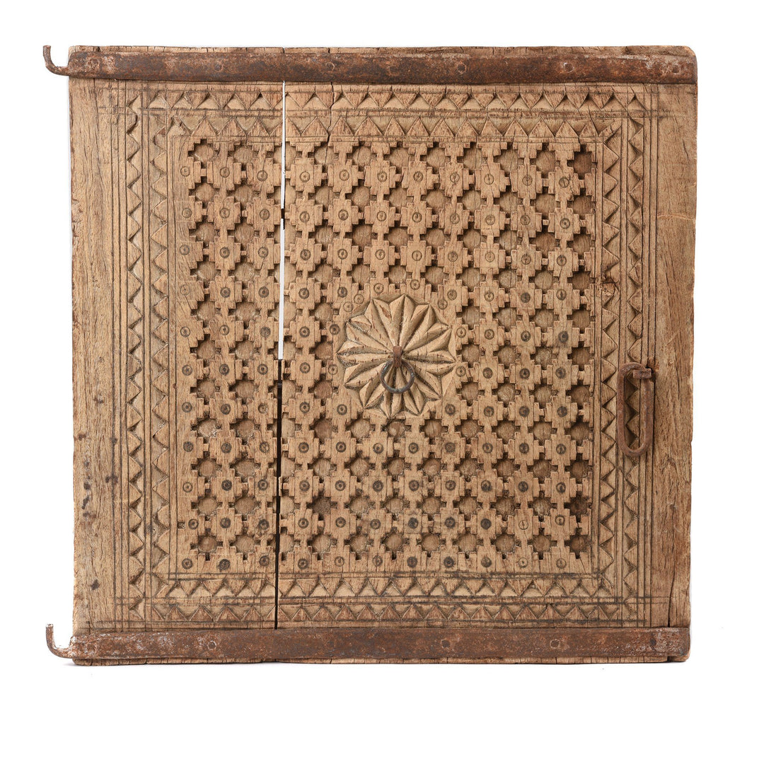 Indian Carved Panel From Kutch - 19thC