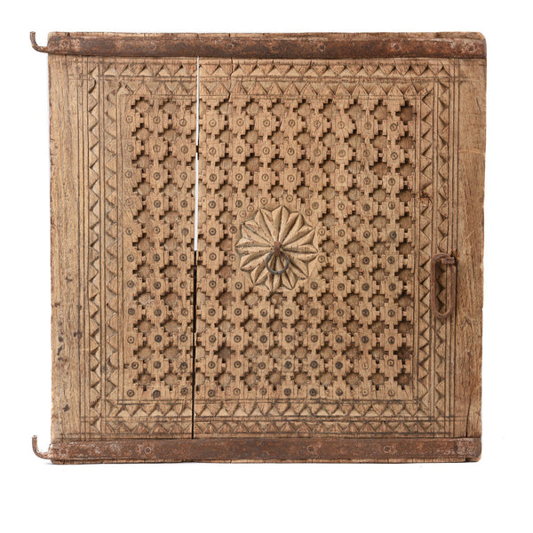 Indian Carved Panel From Kutch - 19thC