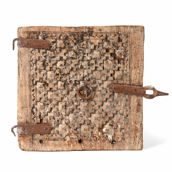 Indian Carved Panel From Kutch - 19thC