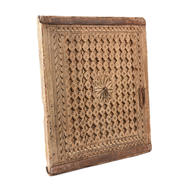 Indian Carved Panel From Kutch - 19thC