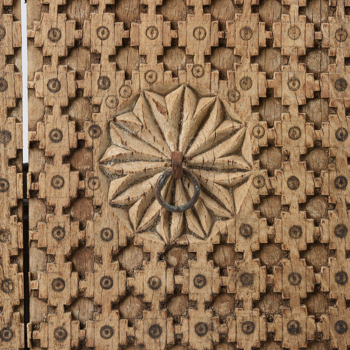Indian Carved Panel From Kutch - 19thC