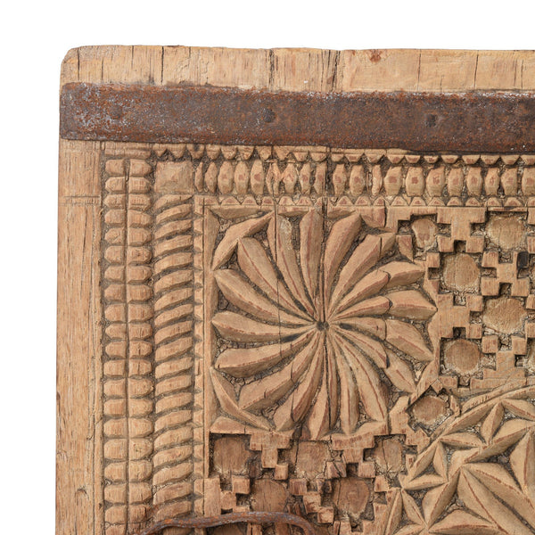 Indian Carved Panel From Kutch - 19thC