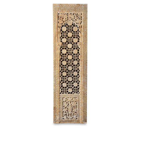 Indian Stone Jali Panel From Jaiselmer - 19thC