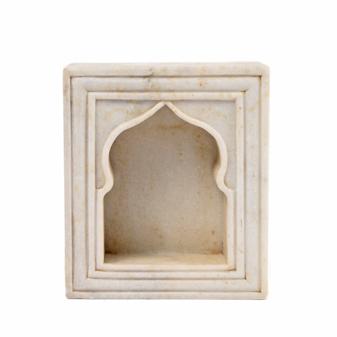 Marble Lamp Niche (Single) - Mughal Style | Indigo Oriental Antiques