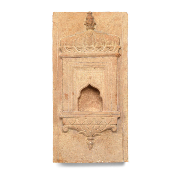 Old Indian Stone Lamp Niche From Jaisalmer- 19thC