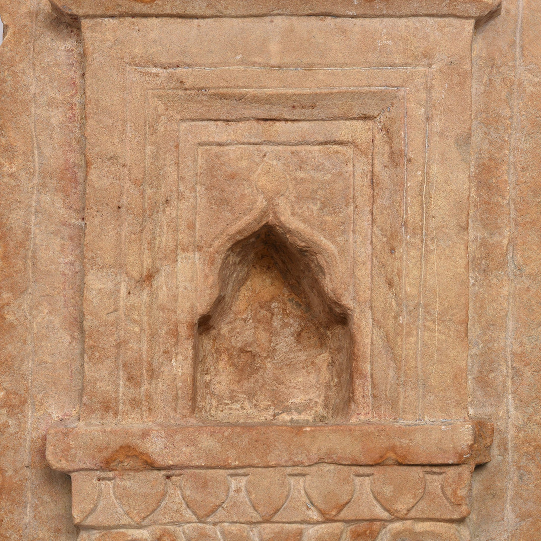 Lamp Recess Detail of Old Indian Stone Lamp Niche From Jaisalmer- 19thC | Indigo Antiques