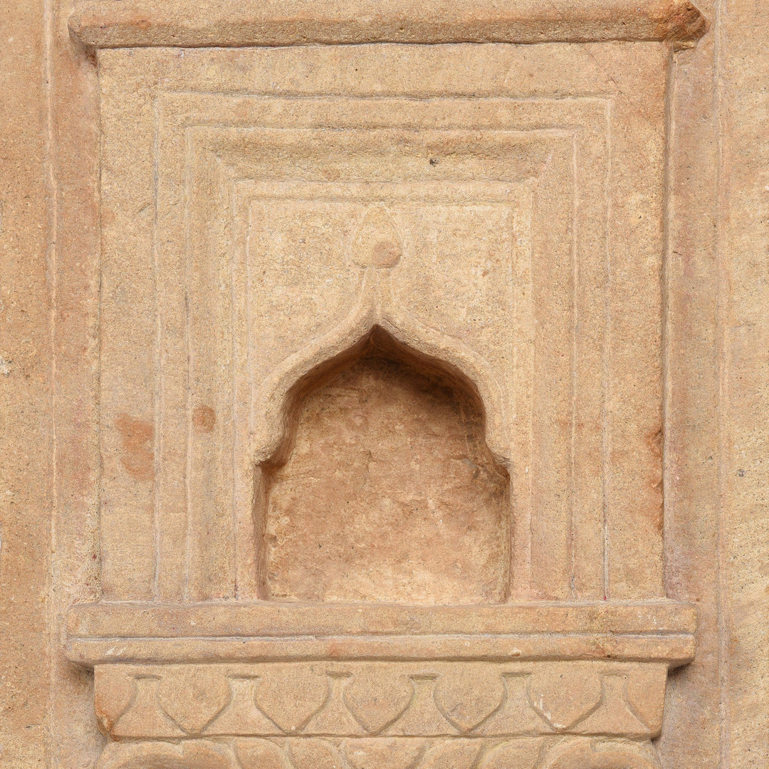 Lamp Recess Detail of Old Indian Stone Lamp Niche From Jaisalmer- 19thC | Indigo Antiques