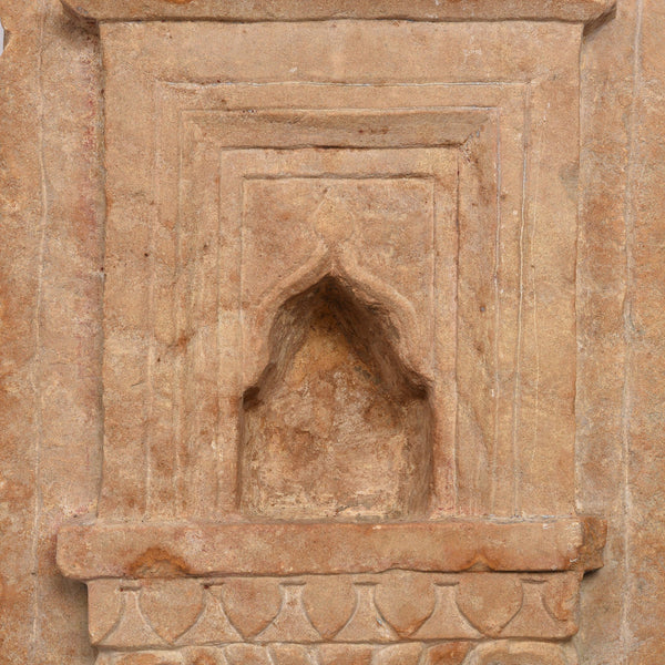 Old Indian Stone Lamp Niche From Jaisalmer- 19thC