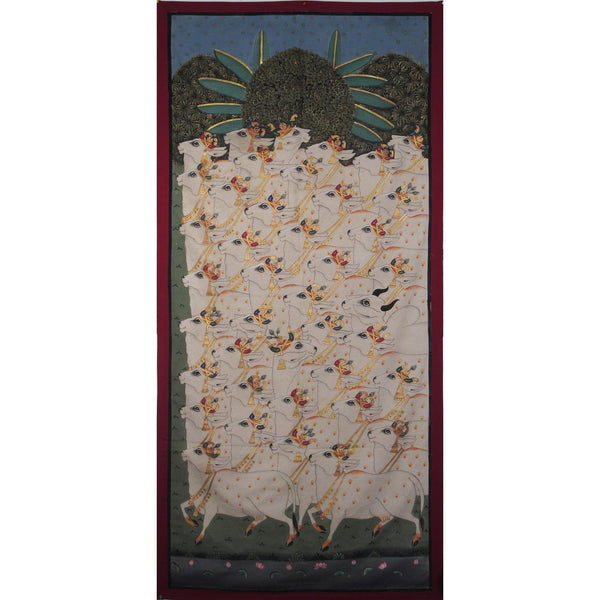 Painted Pichwai From Nathdwara - Rajasthan