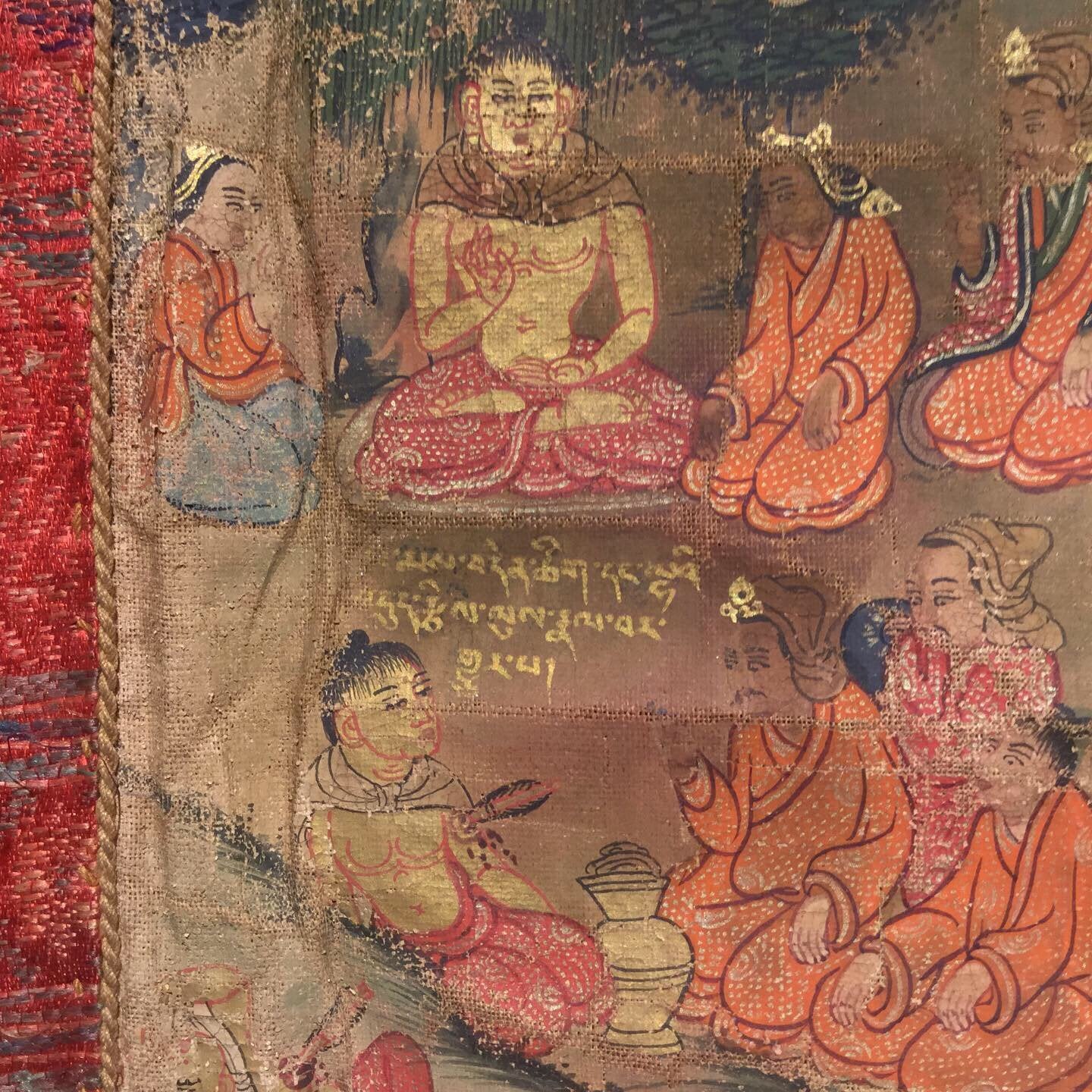 Thangka  - Tibetan Buddhist Painting on Cloth - 19thC | Indigo Oriental Antiques