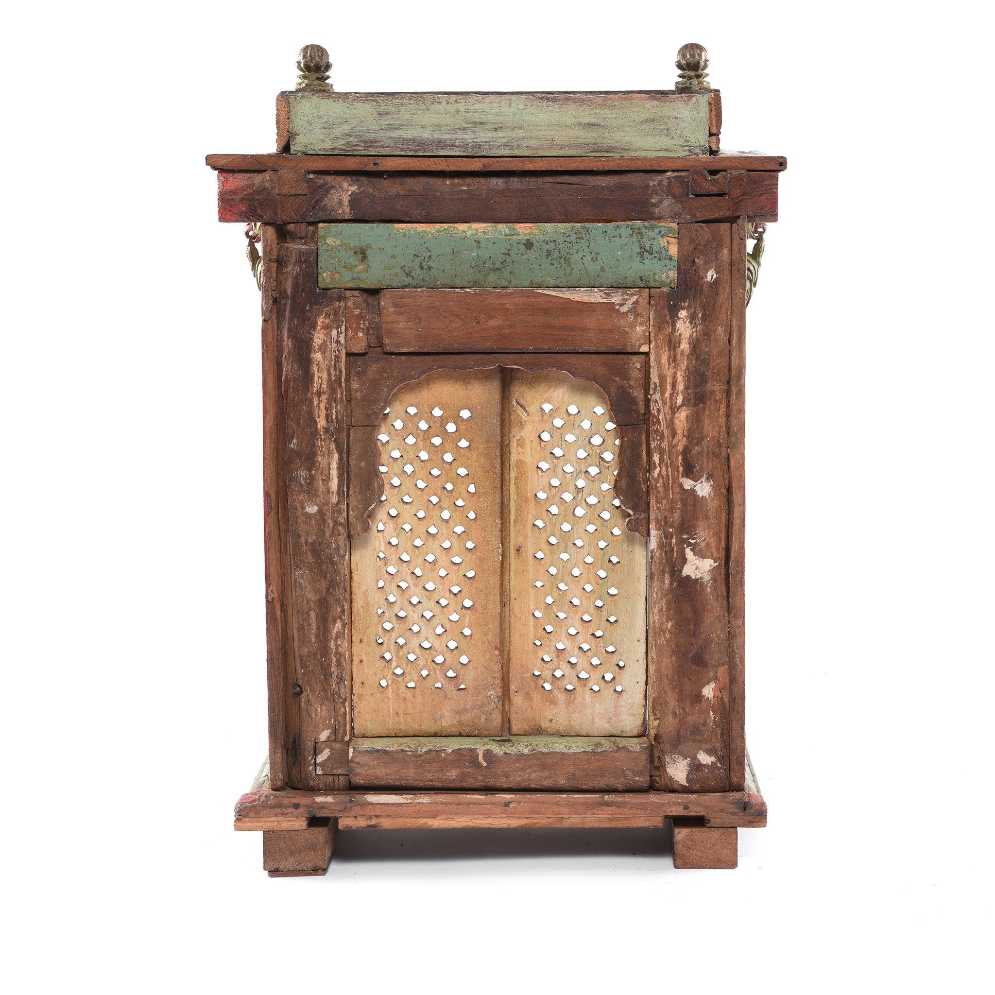 Painted Teak Shrine From Gujarat - 18thC | Indigo Antiques
