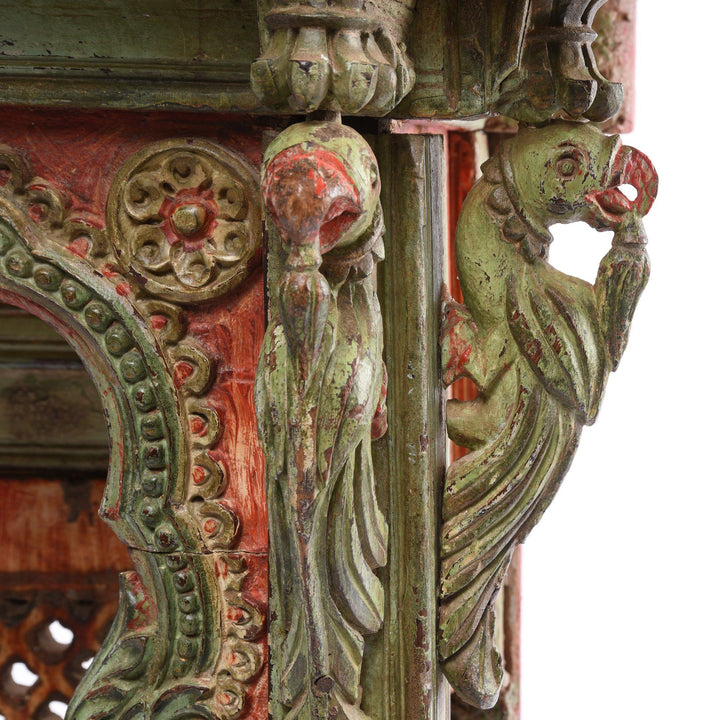 Painted Teak Shrine From Gujarat - 18thC | Indigo Antiques