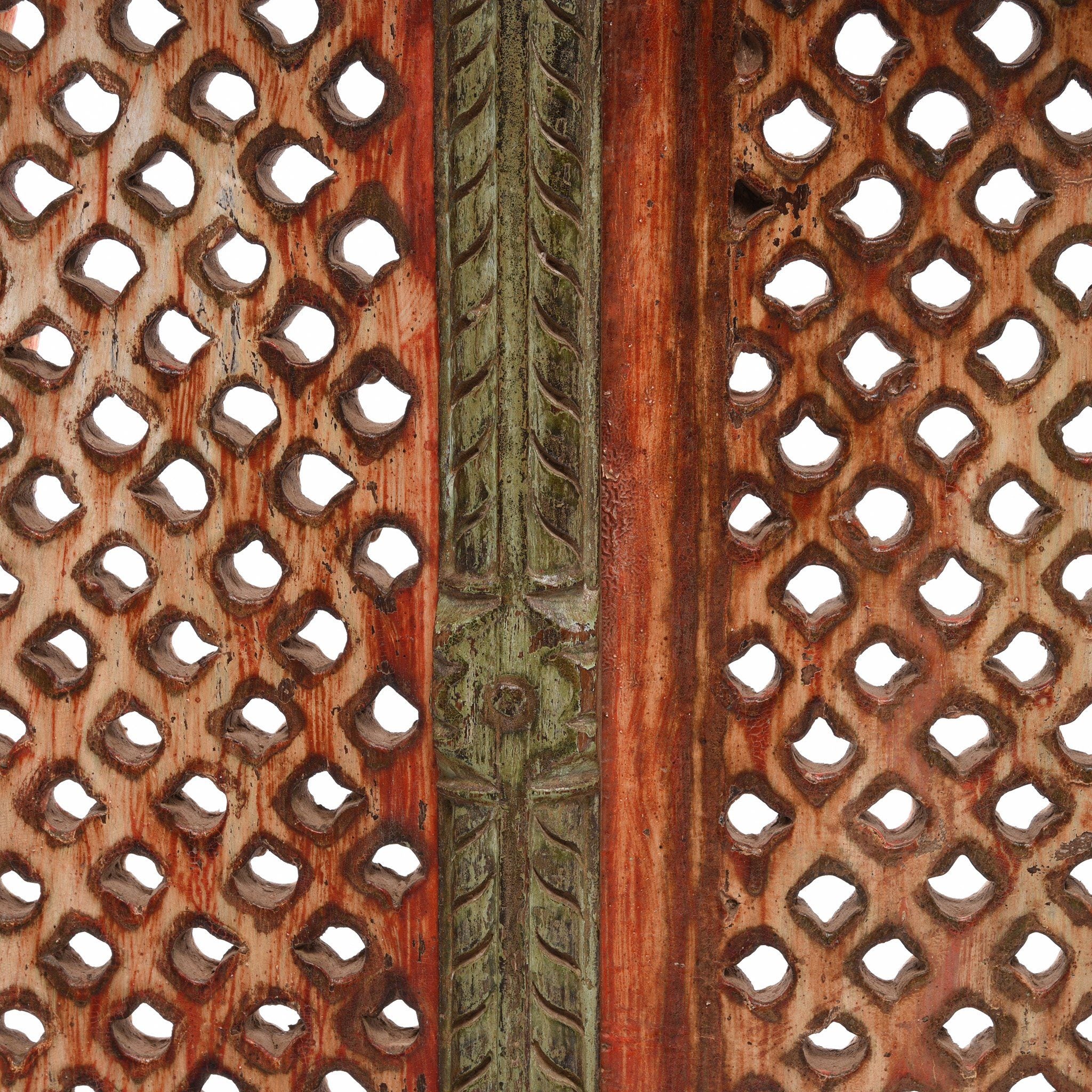 Painted Teak Shrine From Gujarat - 18thC | Indigo Antiques