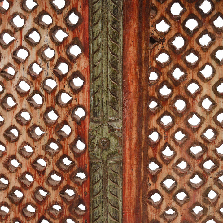 Painted Teak Shrine From Gujarat - 18thC | Indigo Antiques