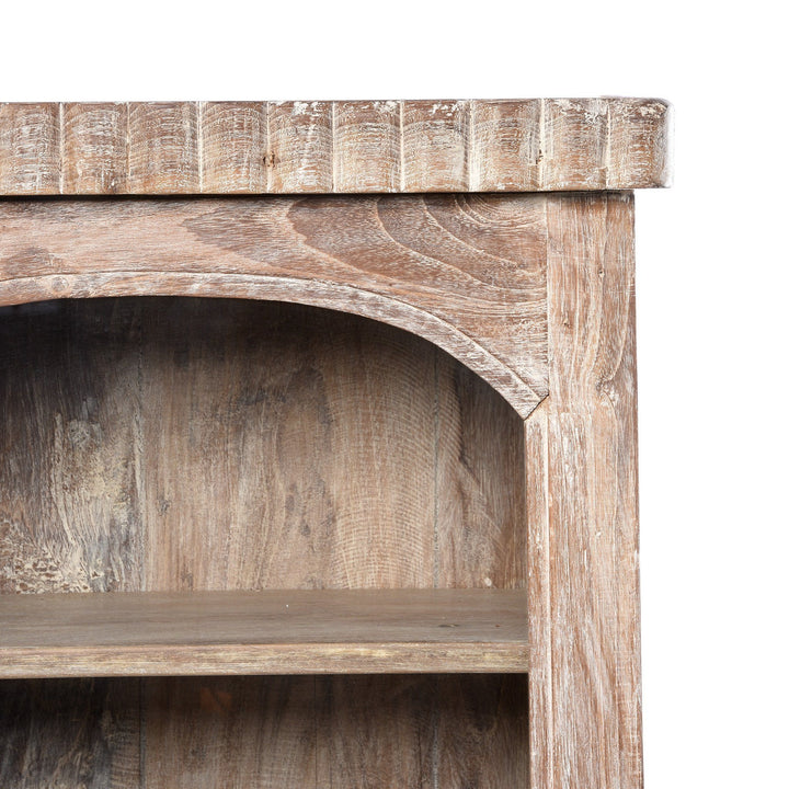 Vintage Glazed Teak Wall Cabinet From Gujarat - Ca 1930 | Indigo Antiques